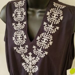 Liz Claiborne Embellished Tank